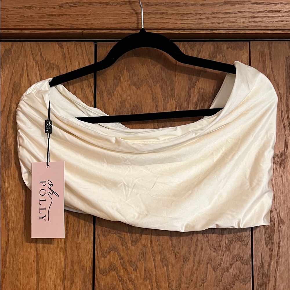 Oh Polly Ivory Swim Skirt